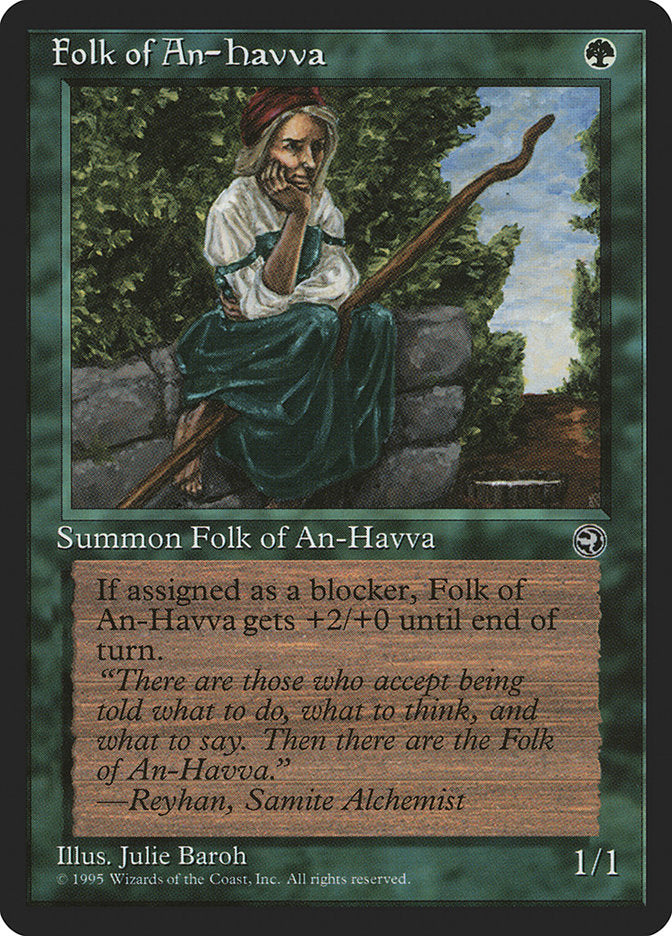 Folk of An-Havva (Reyhan Flavor Text) [Homelands] | Boutique FDB TCG