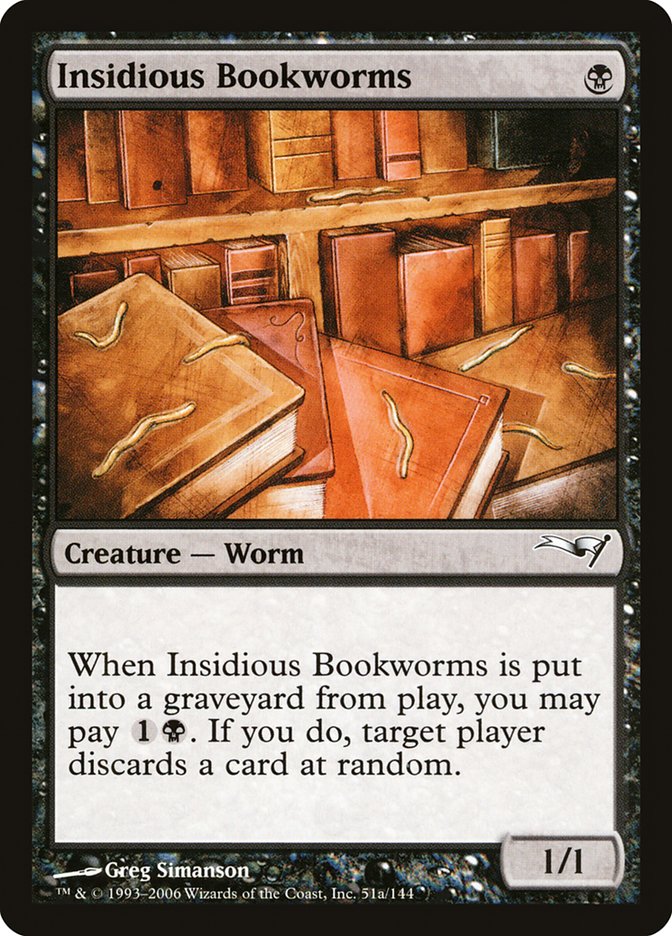 Insidious Bookworms [Coldsnap Theme Decks] | Boutique FDB TCG