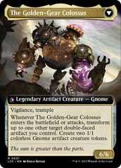 Tetzin, Gnome Champion // The Golden-Gear Colossus (Extended Art) [The Lost Caverns of Ixalan Commander] | Boutique FDB TCG