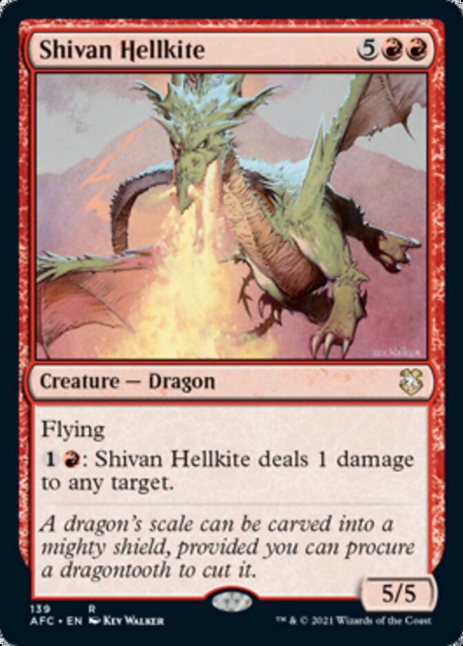 Shivan Hellkite [Dungeons & Dragons: Adventures in the Forgotten Realms Commander] | Boutique FDB TCG