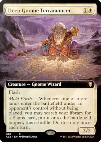 Deep Gnome Terramancer (Extended Art) [Commander Legends: Battle for Baldur's Gate] | Boutique FDB TCG