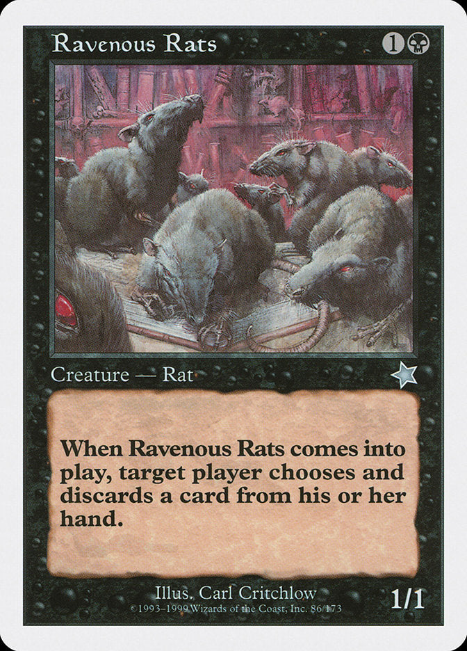 Ravenous Rats [Starter 1999] | Boutique FDB TCG