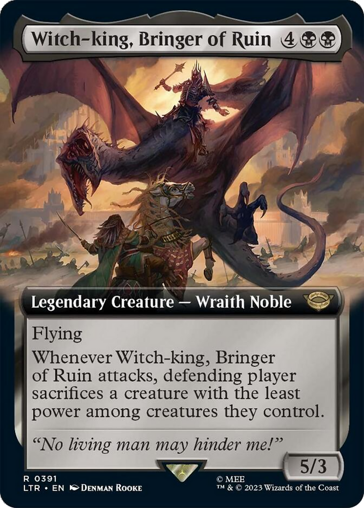 Witch-king, Bringer of Ruin (Extended Alternate Art) [The Lord of the Rings: Tales of Middle-Earth] | Boutique FDB TCG