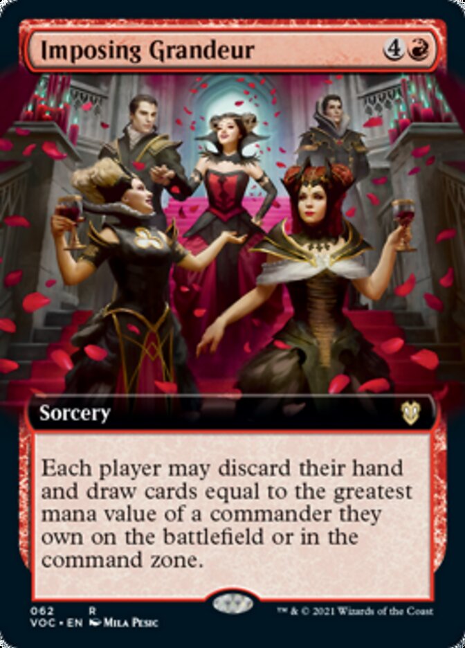 Imposing Grandeur (Extended Art) [Innistrad: Crimson Vow Commander] | Boutique FDB TCG