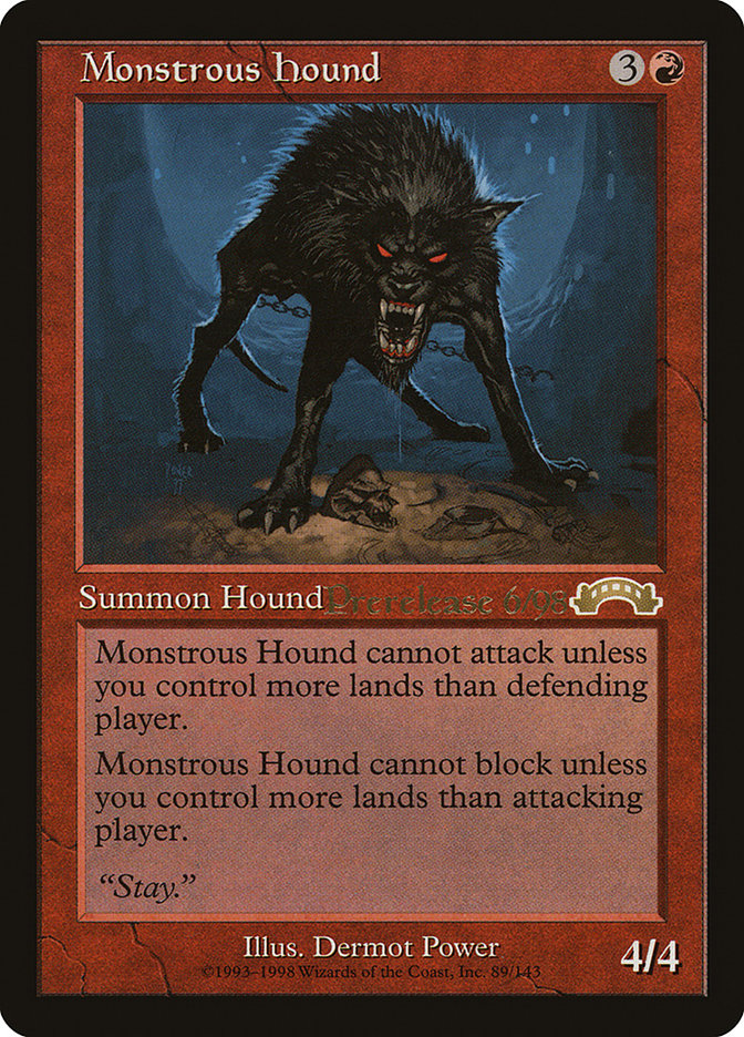 Monstrous Hound [Exodus Promos] | Boutique FDB TCG