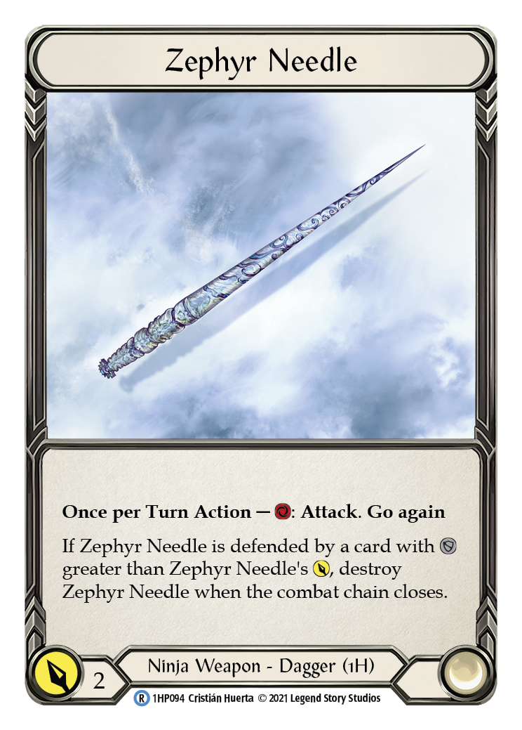 Zephyr Needle (Right) [1HP094] (History Pack 1) | Boutique FDB TCG