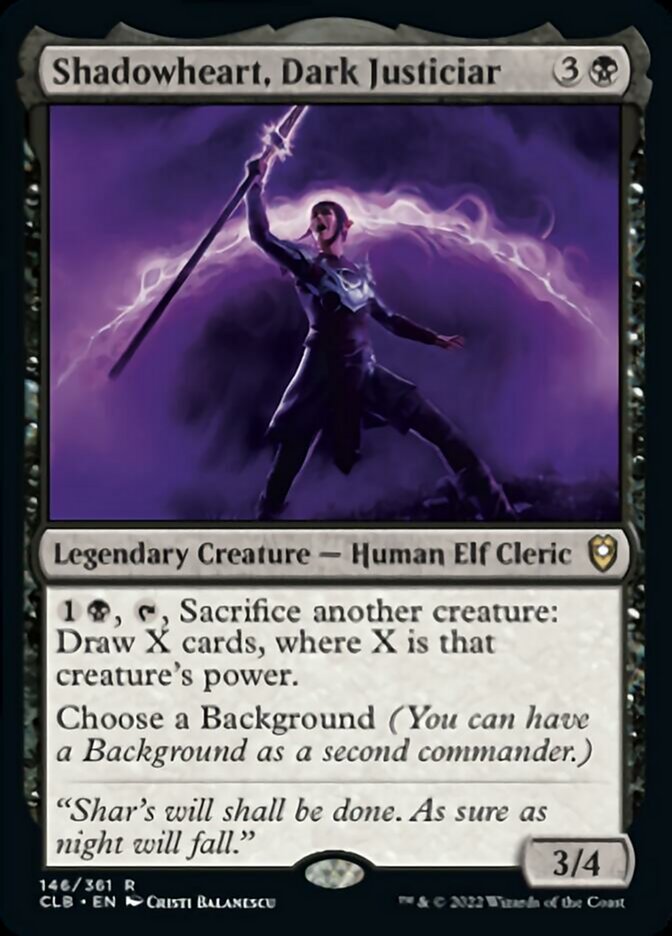 Shadowheart, Dark Justiciar [Commander Legends: Battle for Baldur's Gate] | Boutique FDB TCG