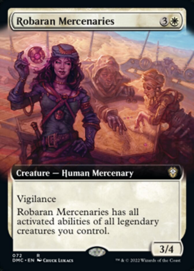 Robaran Mercenaries (Extended Art) [Dominaria United Commander] | Boutique FDB TCG