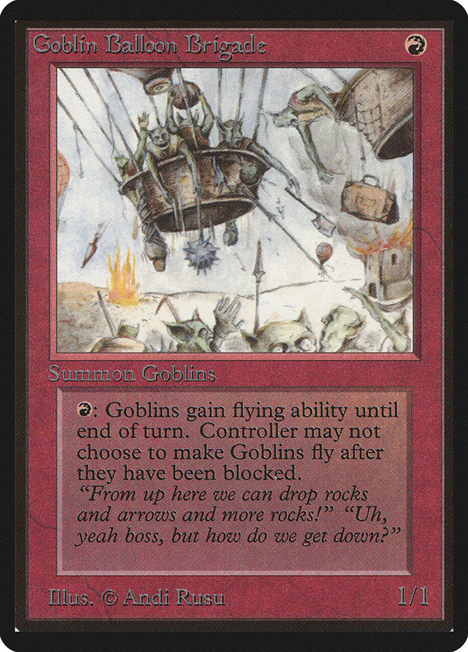 Goblin Balloon Brigade [Beta Edition] | Boutique FDB TCG