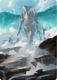 Celestial Colonnade Art Card [Zendikar Rising Art Series] | Boutique FDB TCG