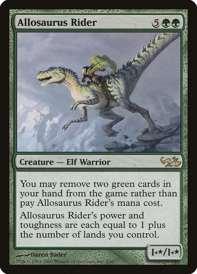 Allosaurus Rider [Duel Decks: Elves vs. Goblins] | Boutique FDB TCG