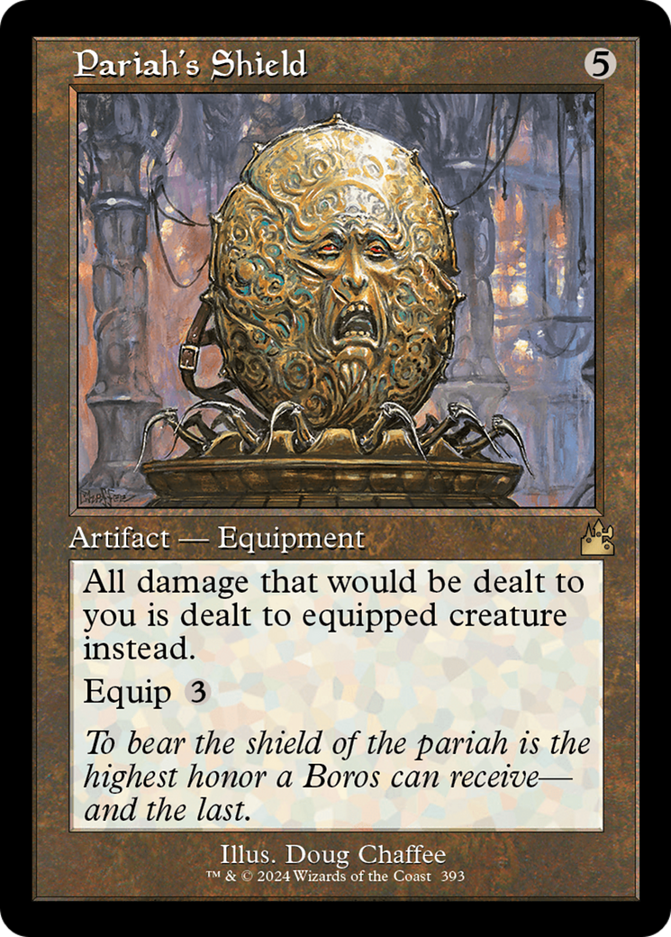 Pariah's Shield (Retro Frame) [Ravnica Remastered] | Boutique FDB TCG