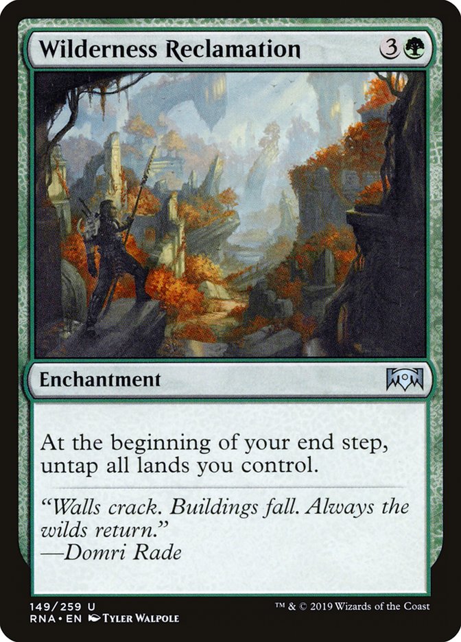 Wilderness Reclamation [Ravnica Allegiance] | Boutique FDB TCG