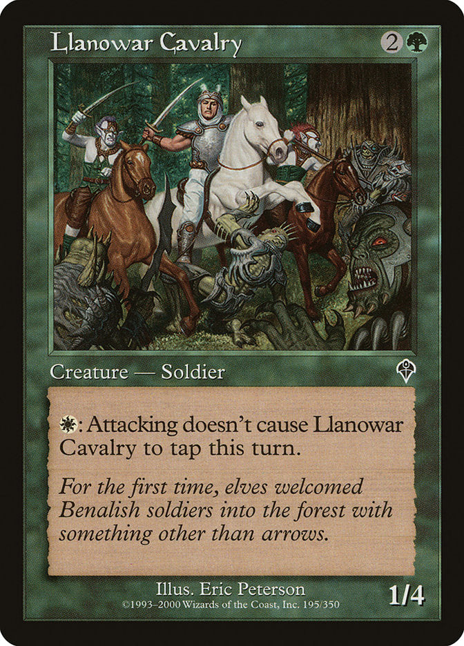 Llanowar Cavalry [Invasion] | Boutique FDB TCG