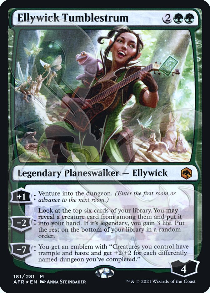 Ellywick Tumblestrum (Ampersand Promo) [Dungeons & Dragons: Adventures in the Forgotten Realms Promos] | Boutique FDB TCG