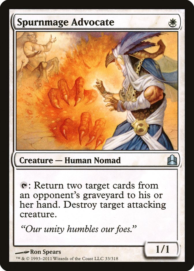 Spurnmage Advocate [Commander 2011] | Boutique FDB TCG