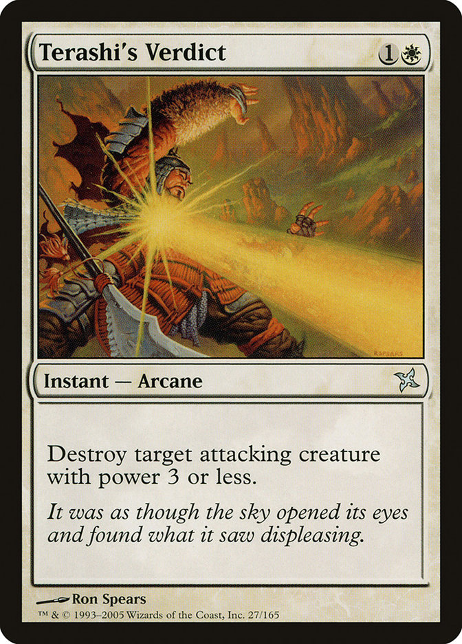 Terashi's Verdict [Betrayers of Kamigawa] | Boutique FDB TCG