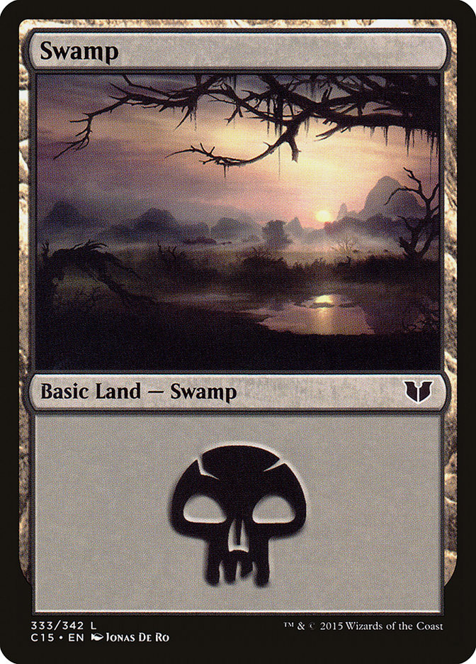 Swamp (333) [Commander 2015] | Boutique FDB TCG