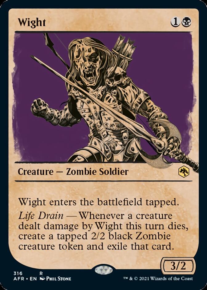 Wight (Showcase) [Dungeons & Dragons: Adventures in the Forgotten Realms] | Boutique FDB TCG