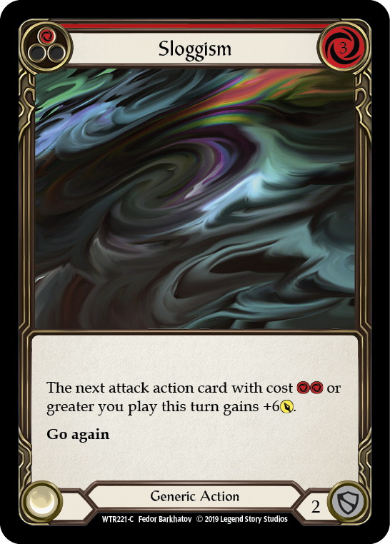 Sloggism (Red) [WTR221-C] (Welcome to Rathe)  Alpha Print Rainbow Foil | Boutique FDB TCG