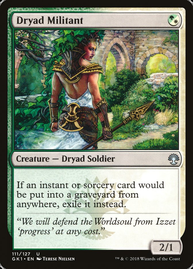 Dryad Militant [Guilds of Ravnica Guild Kit] | Boutique FDB TCG