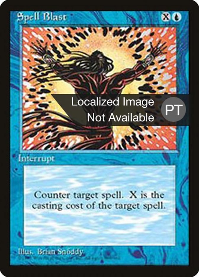 Spell Blast [Fourth Edition (Foreign Black Border)] | Boutique FDB TCG