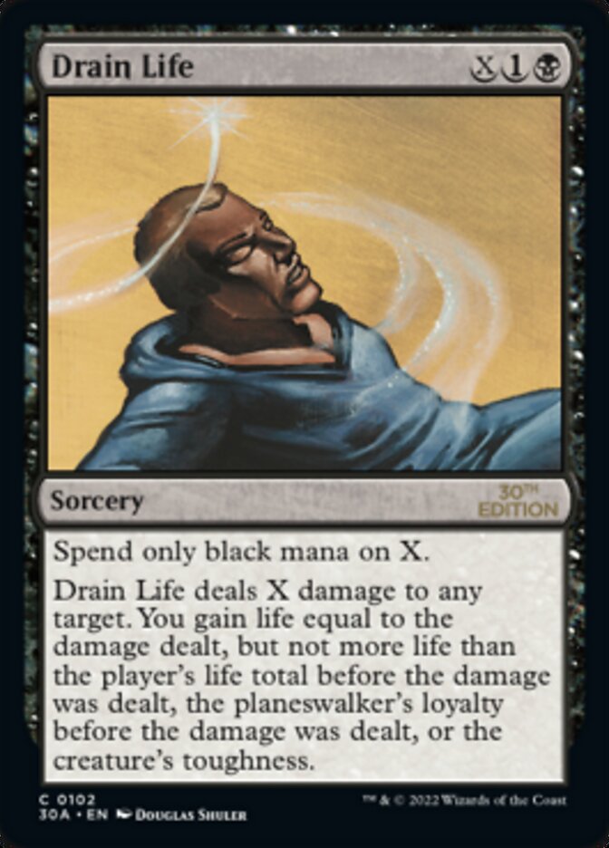 Drain Life [30th Anniversary Edition] | Boutique FDB TCG