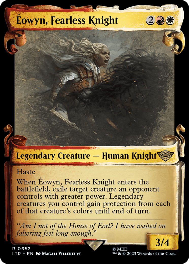 Eowyn, Fearless Knight [The Lord of the Rings: Tales of Middle-Earth Showcase Scrolls] | Boutique FDB TCG