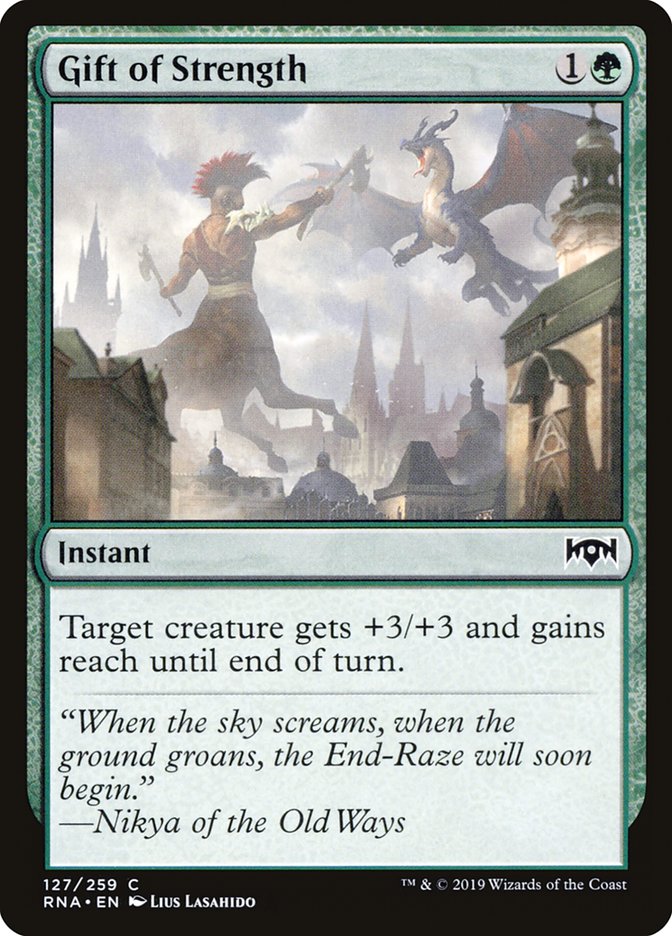 Gift of Strength [Ravnica Allegiance] | Boutique FDB TCG