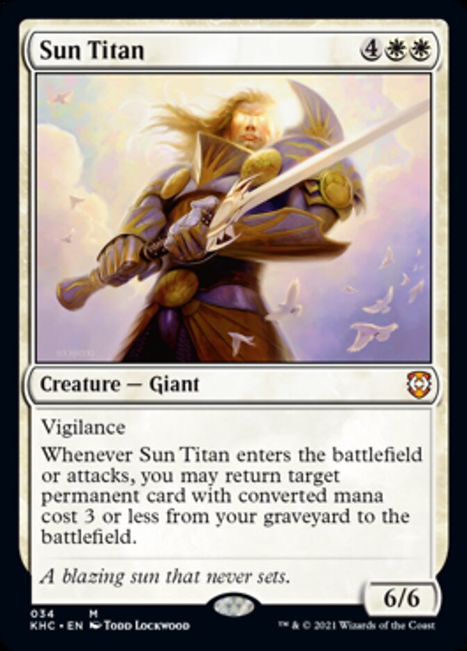 Sun Titan [Kaldheim Commander] | Boutique FDB TCG