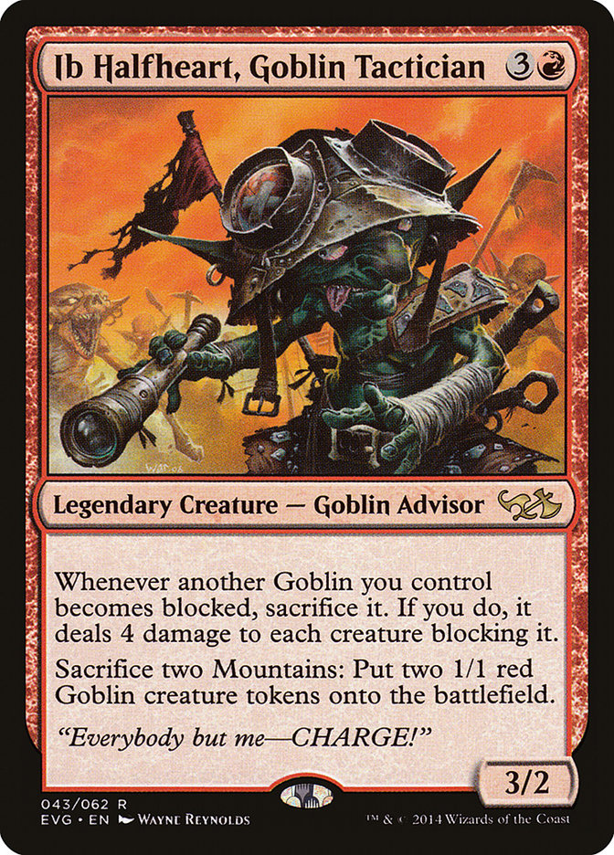 Ib Halfheart, Goblin Tactician (Elves vs. Goblins) [Duel Decks Anthology] | Boutique FDB TCG