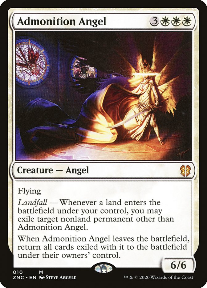 Admonition Angel [Zendikar Rising Commander] | Boutique FDB TCG