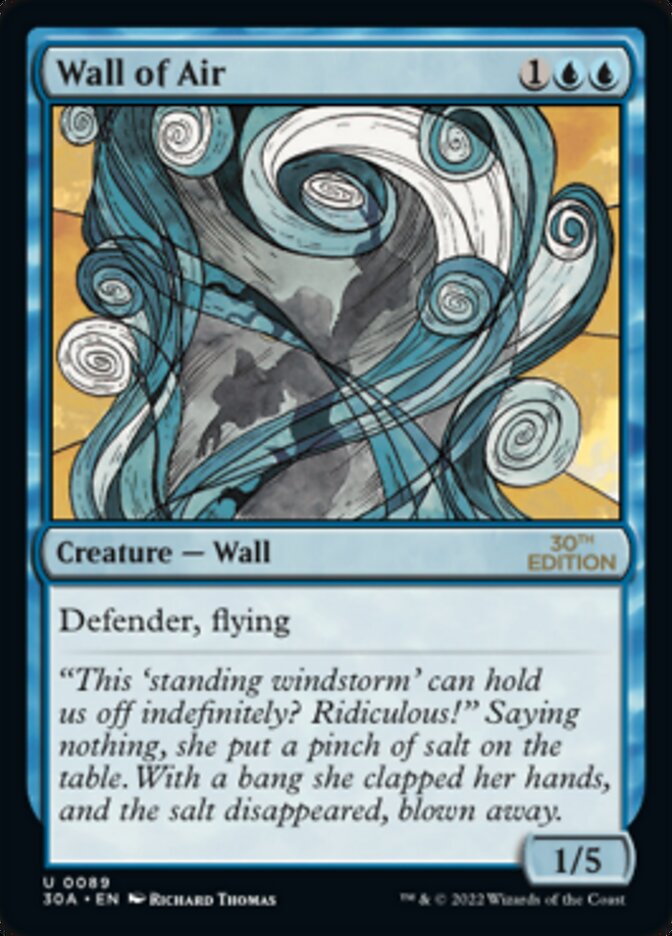 Wall of Air [30th Anniversary Edition] | Boutique FDB TCG