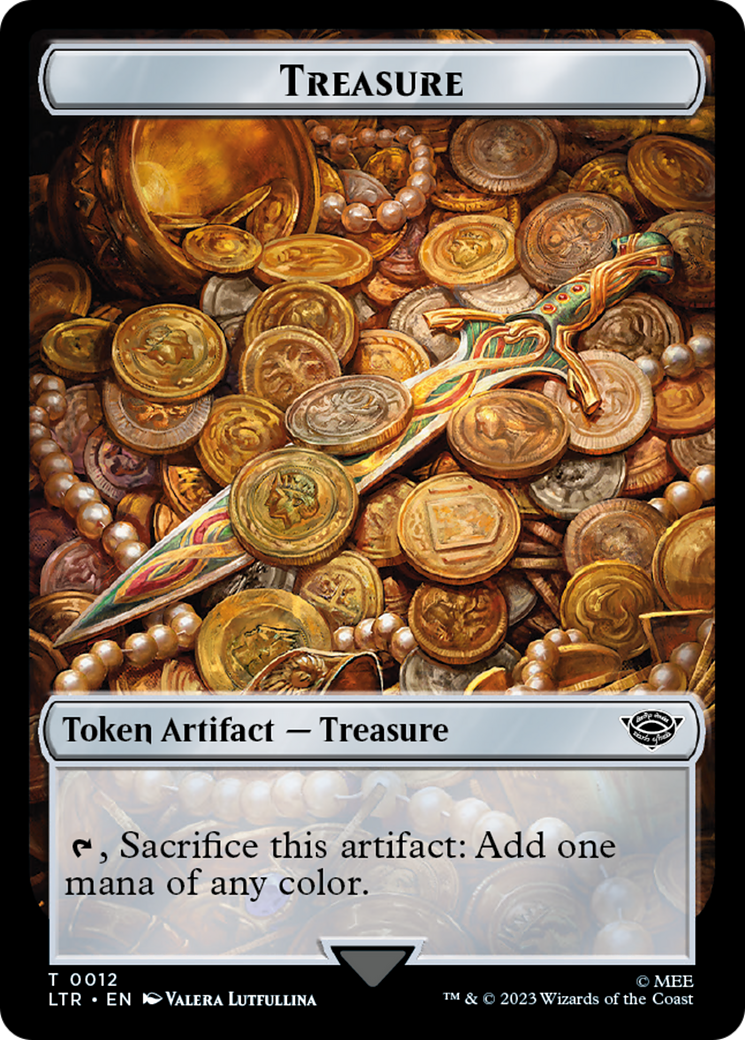 Food (09) // Treasure Double-Sided Token [The Lord of the Rings: Tales of Middle-Earth Tokens] | Boutique FDB TCG