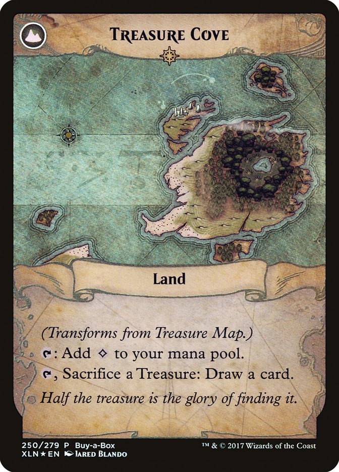Treasure Map // Treasure Cove (Buy-A-Box) [Ixalan Treasure Chest] | Boutique FDB TCG