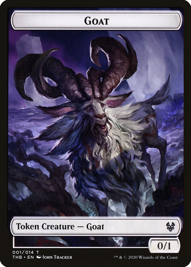 Goat Token [Theros Beyond Death Tokens] | Boutique FDB TCG