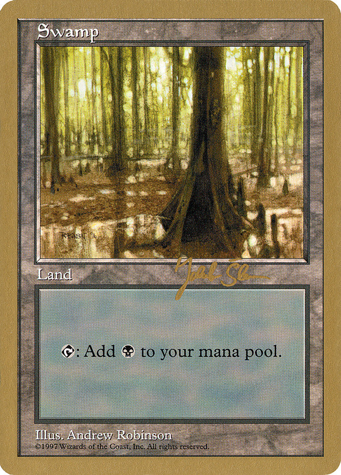 Swamp (js439) (Jakub Slemr) [World Championship Decks 1997] | Boutique FDB TCG