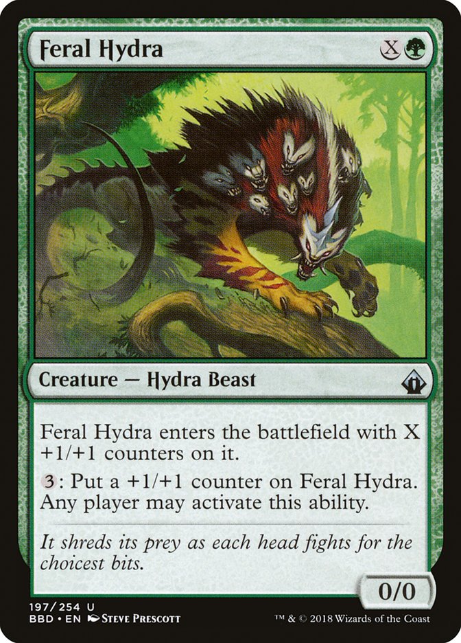 Feral Hydra [Battlebond] | Boutique FDB TCG