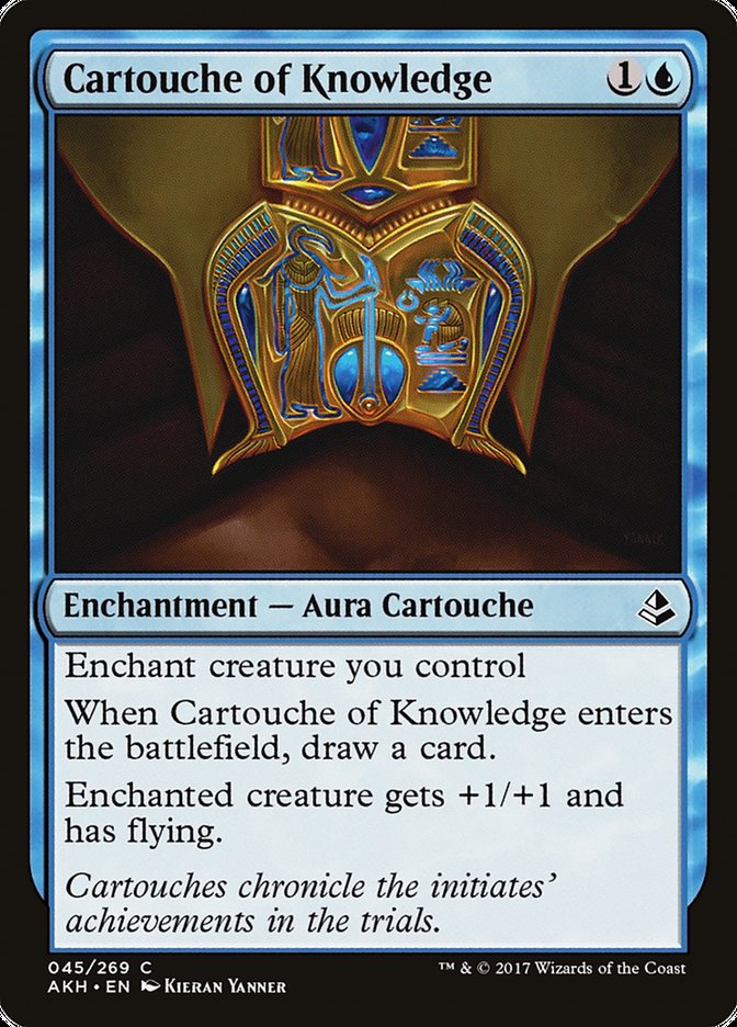 Cartouche of Knowledge [Amonkhet] | Boutique FDB TCG