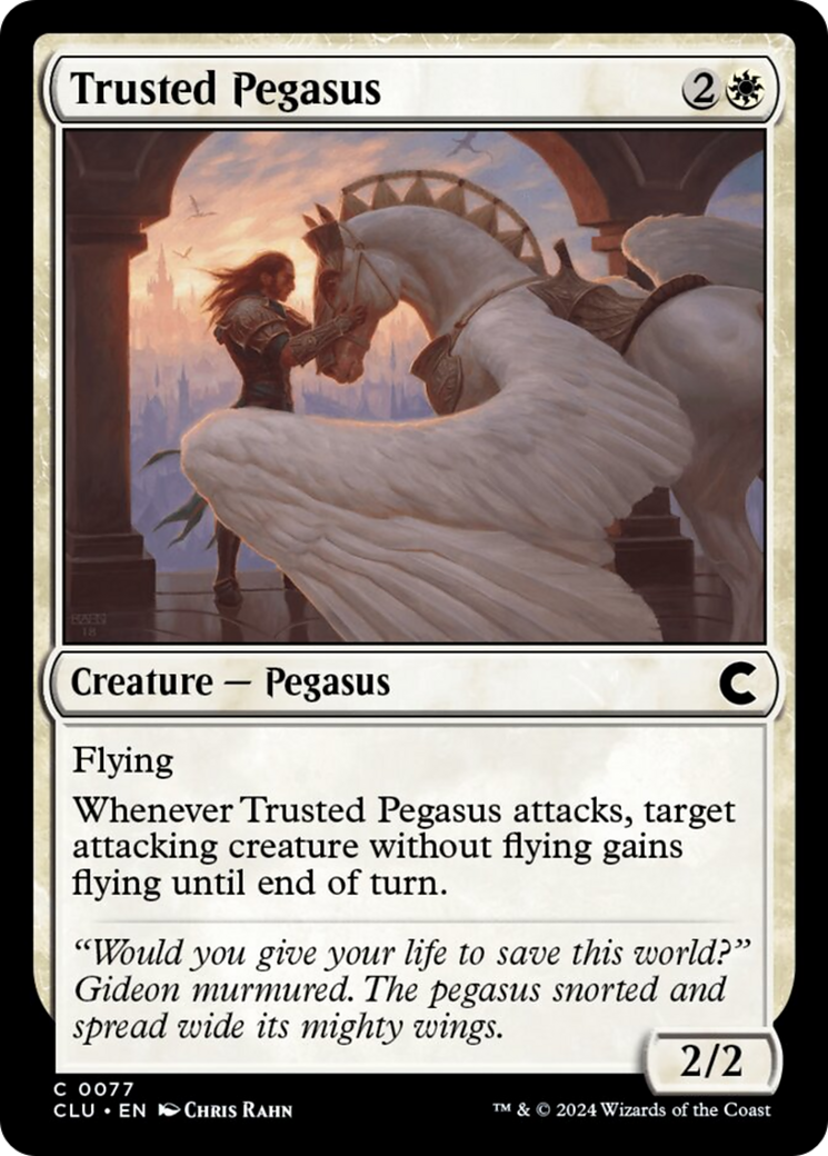 Trusted Pegasus [Ravnica: Clue Edition] | Boutique FDB TCG