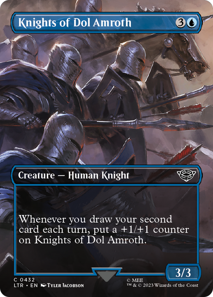 Knights of Dol Amroth (Borderless Alternate Art) [The Lord of the Rings: Tales of Middle-Earth] | Boutique FDB TCG
