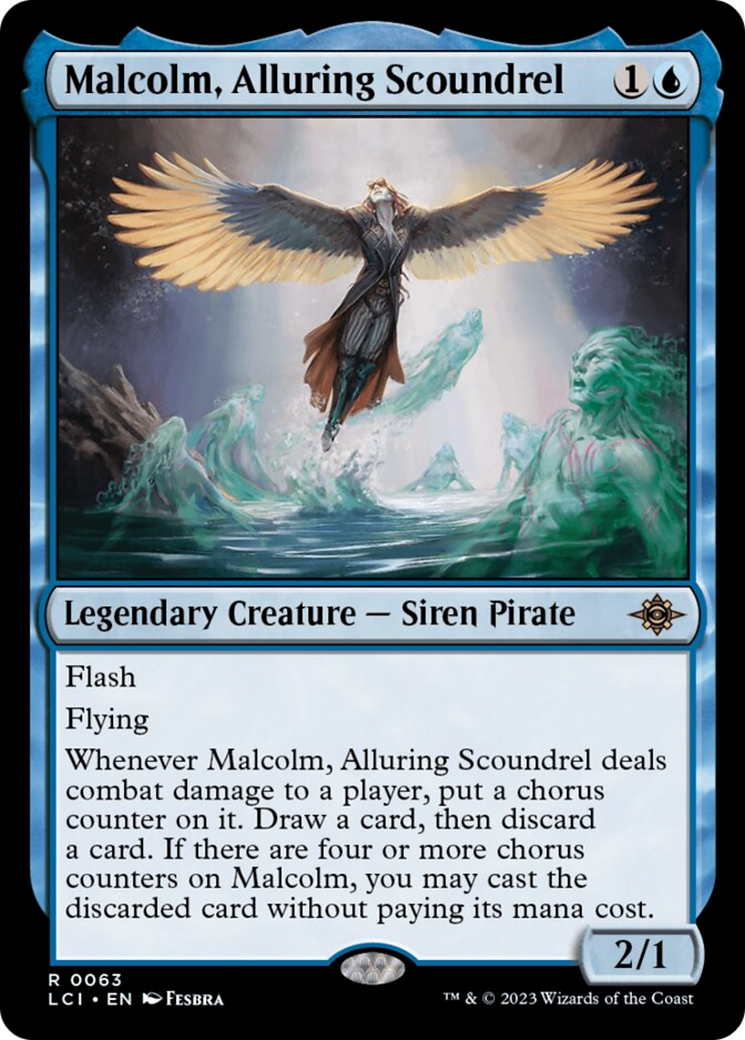 Malcolm, Alluring Scoundrel [The Lost Caverns of Ixalan] | Boutique FDB TCG