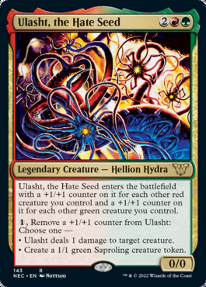 Ulasht, the Hate Seed [Kamigawa: Neon Dynasty Commander] | Boutique FDB TCG