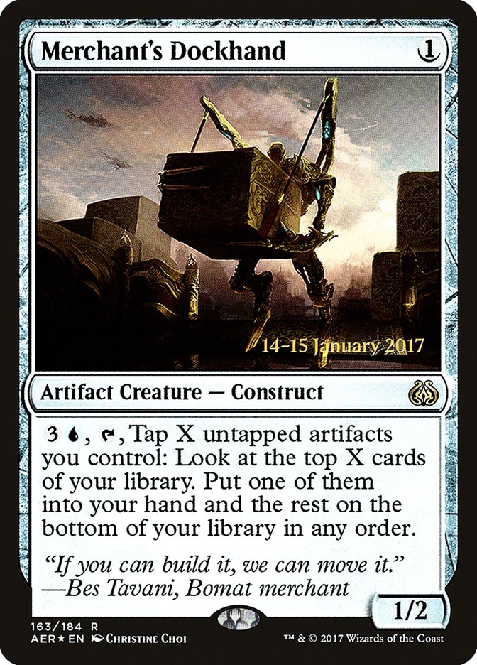 Merchant's Dockhand [Aether Revolt Prerelease Promos] | Boutique FDB TCG