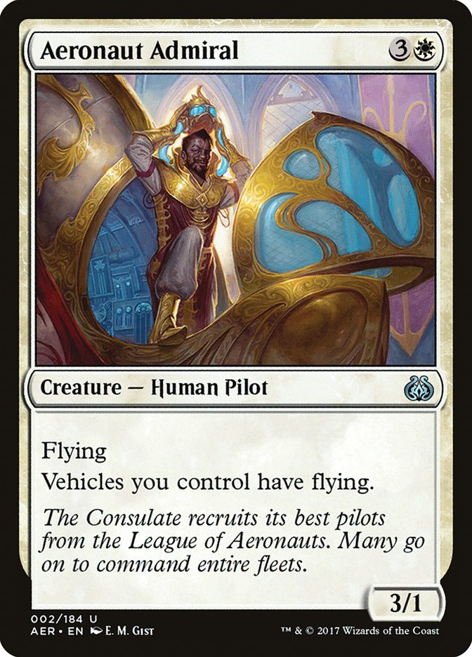 Aeronaut Admiral [Aether Revolt] | Boutique FDB TCG