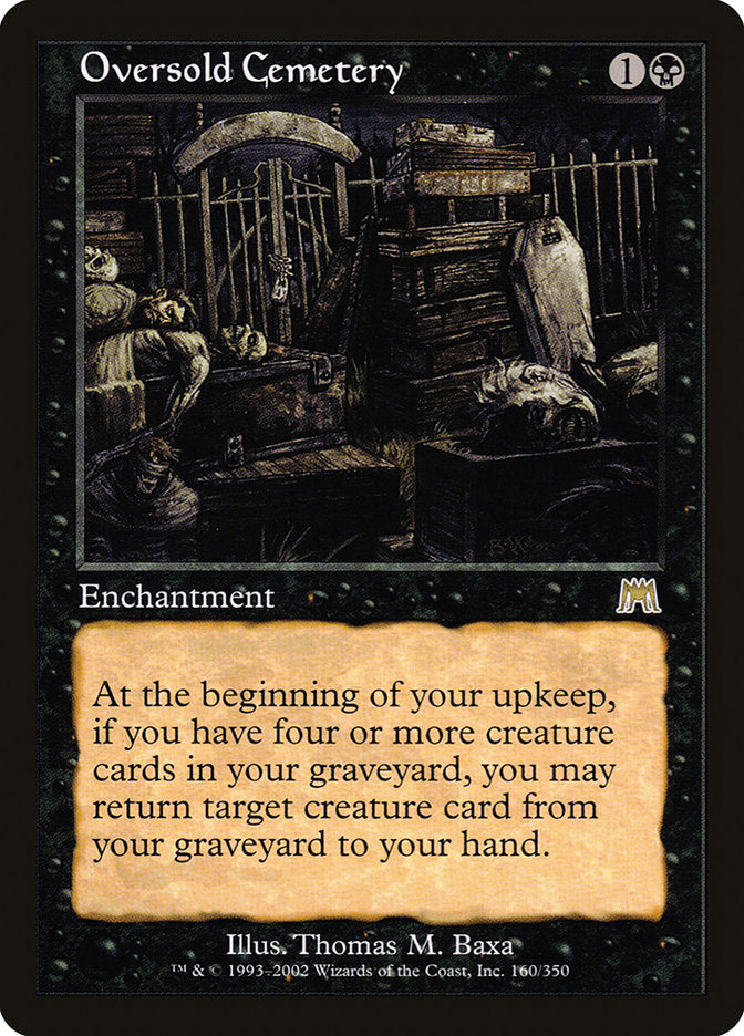 Oversold Cemetery [Onslaught] | Boutique FDB TCG