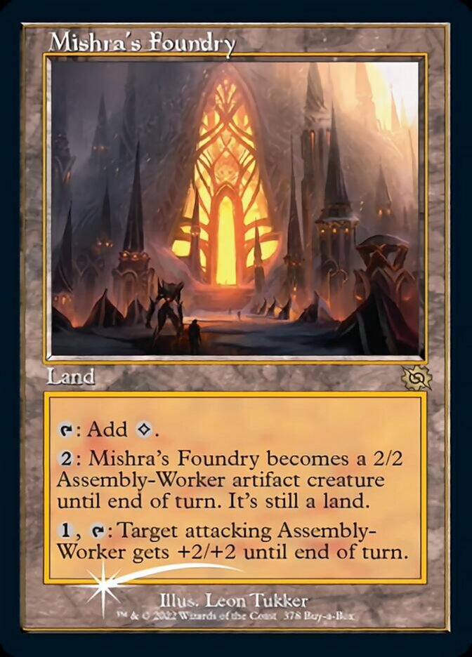 Mishra's Foundry (Retro) (Buy-a-Box) [The Brothers' War] | Boutique FDB TCG