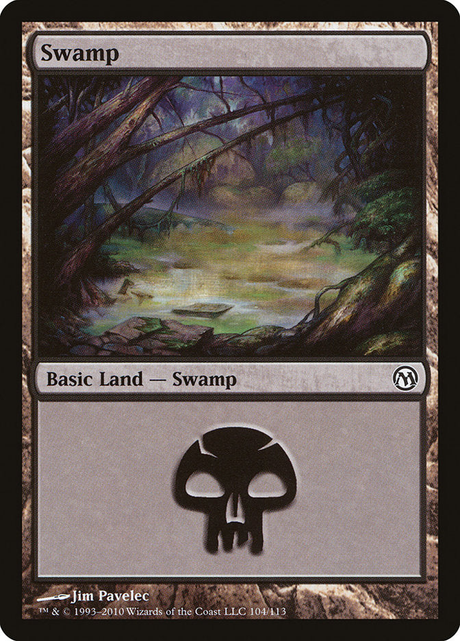 Swamp (104) [Duels of the Planeswalkers] | Boutique FDB TCG