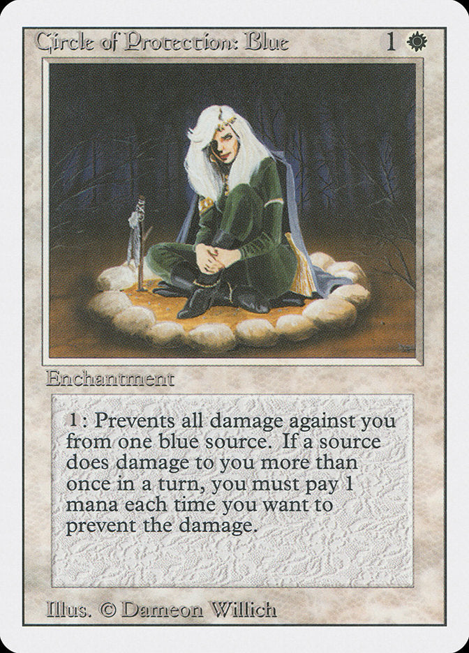 Circle of Protection: Blue [Revised Edition] | Boutique FDB TCG