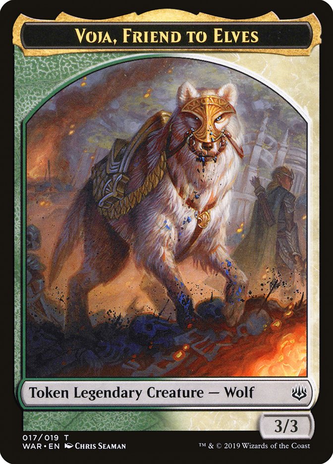 Voja, Friend to Elves Token [War of the Spark Tokens] | Boutique FDB TCG